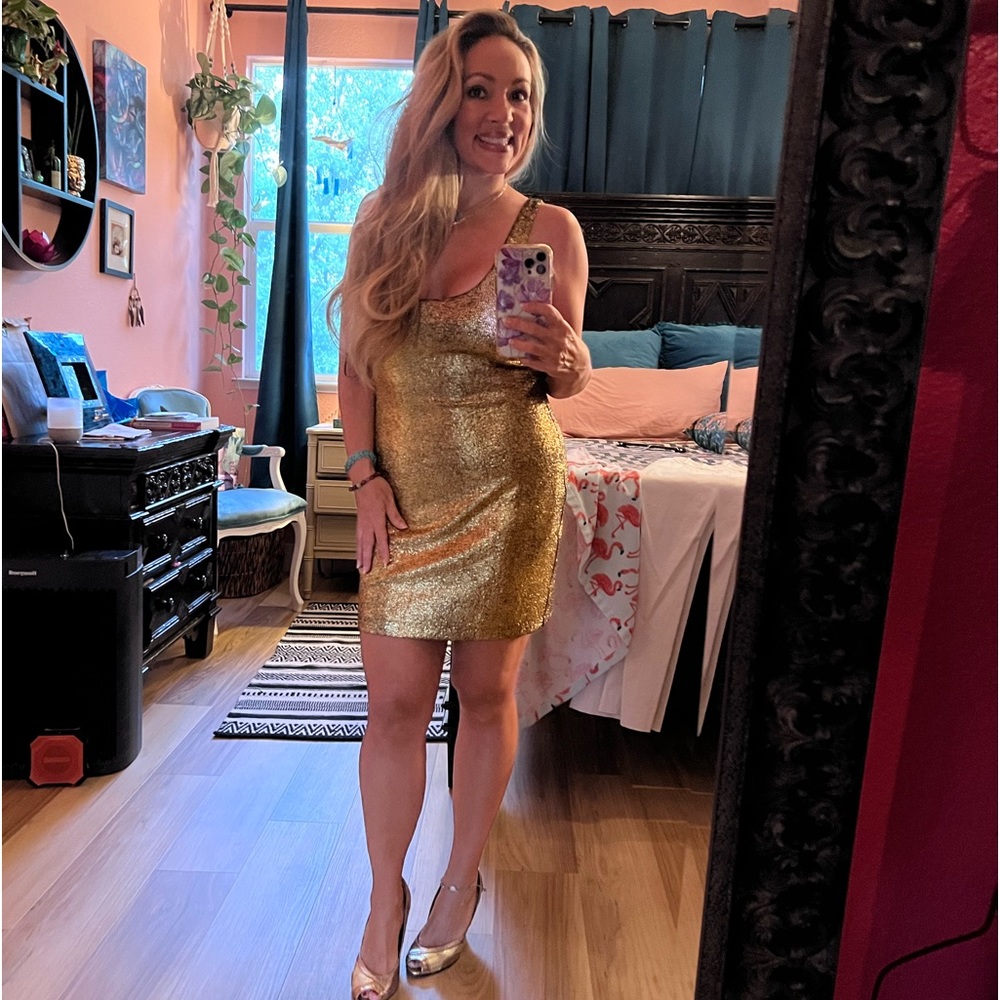 Disco 🪩 Gold dress✨